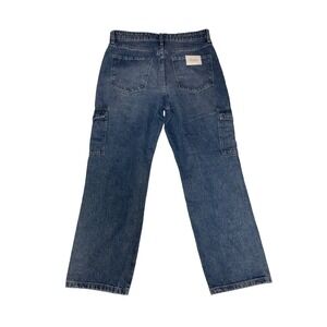 NWT Kancan Cargo, High Rise,‎ Straight Leg, Button Fly Jeans, Ladies Sz 11/29